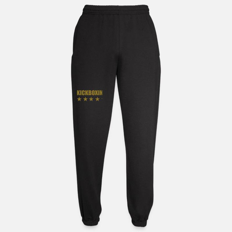 Kickboxing / Kick-Boxeur / Kick Boxing / - Pantalon de jogging unisexe - noir