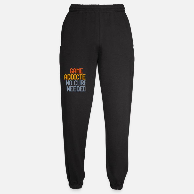 Game Addicted No Cure Needed - Unisex Joggers - black