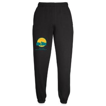 Not Lost Just Somewhere Else - Unisex Jogginghose - Schwarz - Vorne - AI Model Female 172 light (172cm)