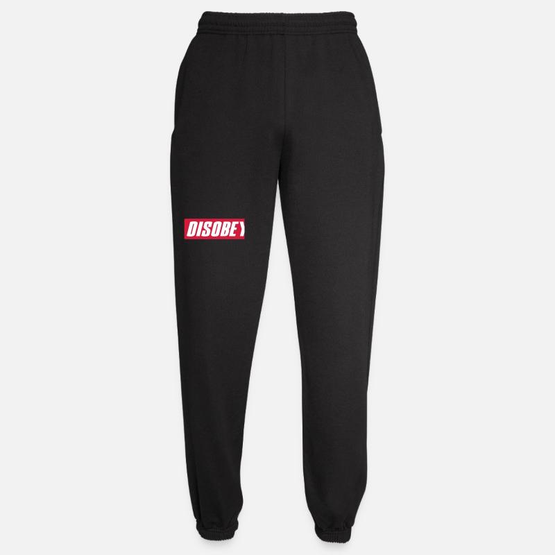 Désobéir Couleurs modifiables - Pantalon de jogging unisexe - noir