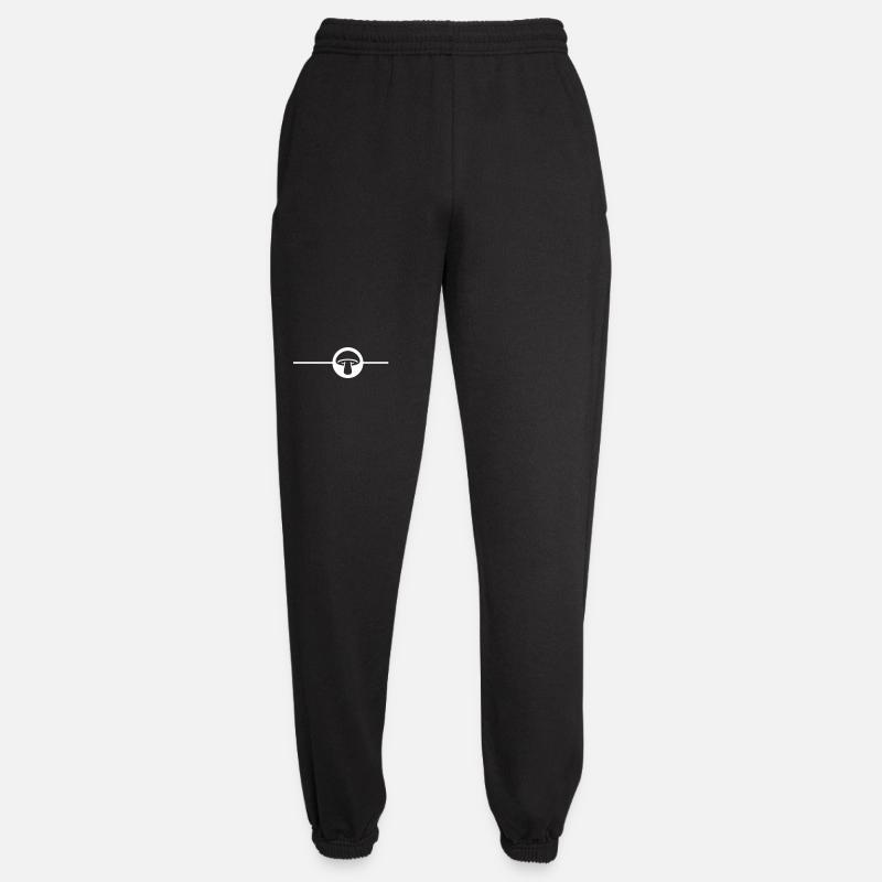 Mushroom Toadstool Icon - Unisex Joggers - black
