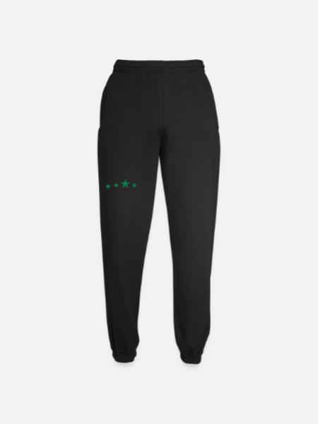 Étoiles vertes - Pantalon de jogging unisexe - noir