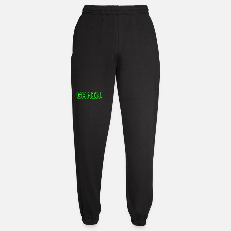 Conception du jeu Neon Pixel - Pantalon de jogging unisexe - noir