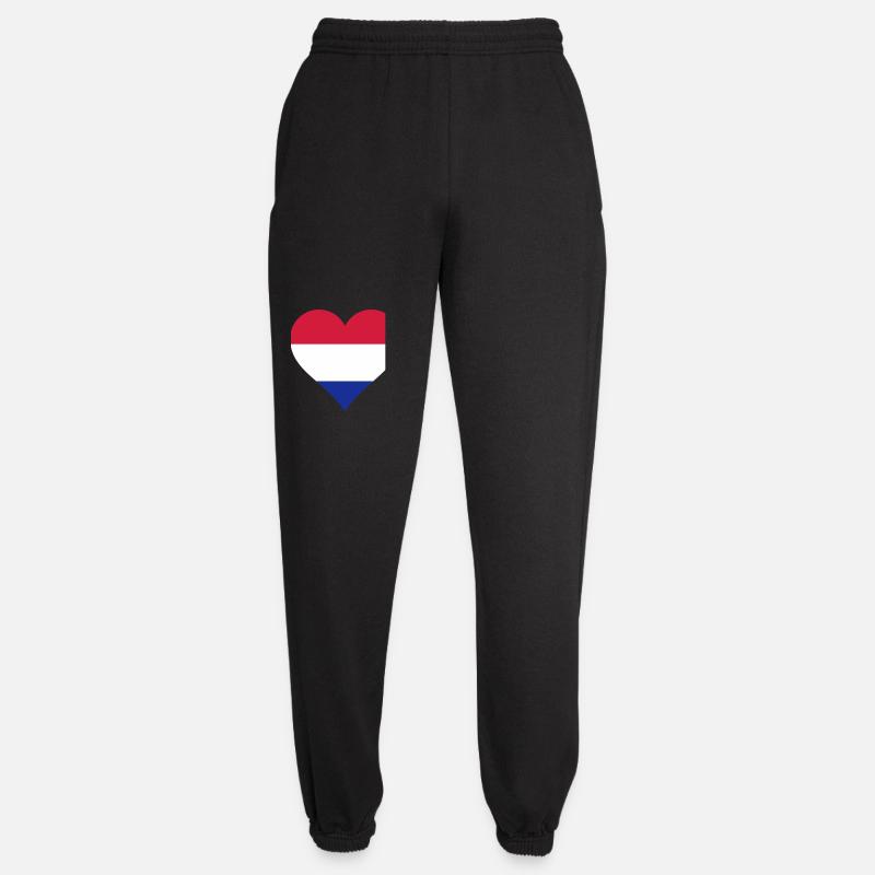 Coeur Hollande Couleurs - Pantalon de jogging unisexe - noir