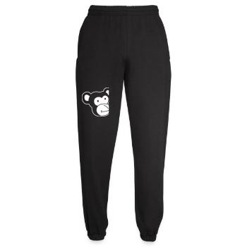 Singe mignon – Jungle & Animal Lover Design - Pantalon de jogging unisexe - noir - Devant - AI Model Female 172 light (172cm)