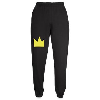 Krone Illustration - Unisex Jogginghose - Schwarz - Vorne - AI Model Female 172 light (172cm)