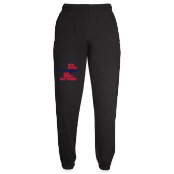 No more 12th league - no more district class D - Unisex Joggers - black - Front - AI Model Female 172 light (172cm)