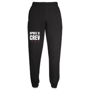 Après Ski Crew Wintersport Ski Gruppe Partnerlook - Unisex Jogginghose - Schwarz - Vorne - AI Model Female 172 light (172cm)
