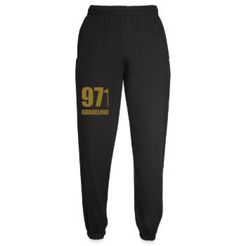 971 Guadeloupe - Unisex Joggers - black - Front - AI Model Female 172 light (172cm)