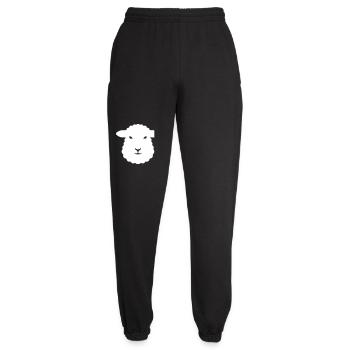 Schaf Kopf Lamm Wolle Farm Vektor - Unisex Jogginghose - Schwarz - Vorne - AI Model Female 172 light (172cm)