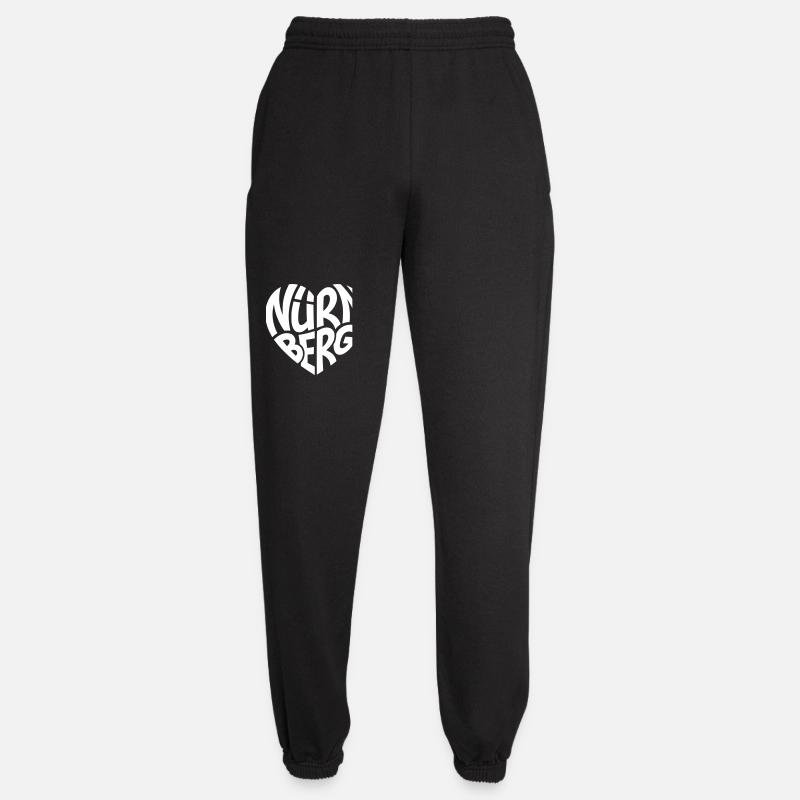 Nuremberg Heart Lettering - Unisex Joggers - black