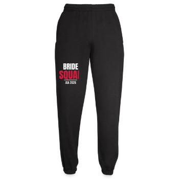 Mariage de l’équipe de mariée pour enterrement de vie de jeune fille - Pantalon de jogging unisexe - noir - Devant - AI Model Female 172 light (172cm)