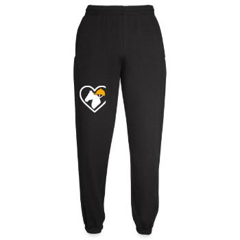 Équitation Coeur Amour Equestre Cadeau - Pantalon de jogging unisexe - noir - Devant - AI Model Female 172 light (172cm)