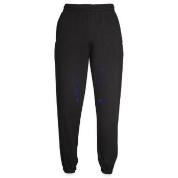 Lustiger Elefant Rosarot DJ Mischpult Party Musik - Unisex Jogginghose - Schwarz - Vorne - AI Model Female 172 light (172cm)