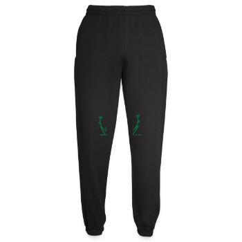 DiE YouNG - Unisex Joggers - black - Front - AI Model Female 172 light (172cm)
