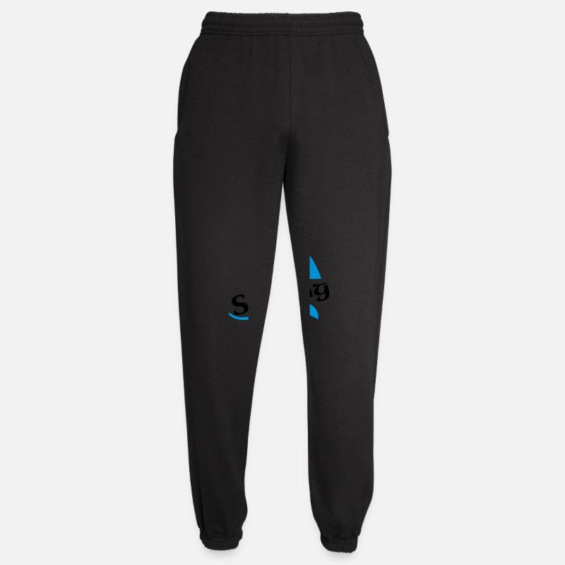 Segelboot - Unisex Jogginghose - Schwarz