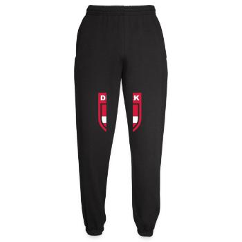denmark_emblem - Pantalon de jogging unisexe - noir - Devant - AI Model Female 172 light (172cm)