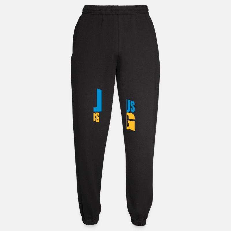 Citation de Jésus est roi - Pantalon de jogging unisexe - noir