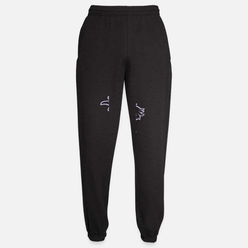 strauß comic - Unisex Jogginghose - Schwarz