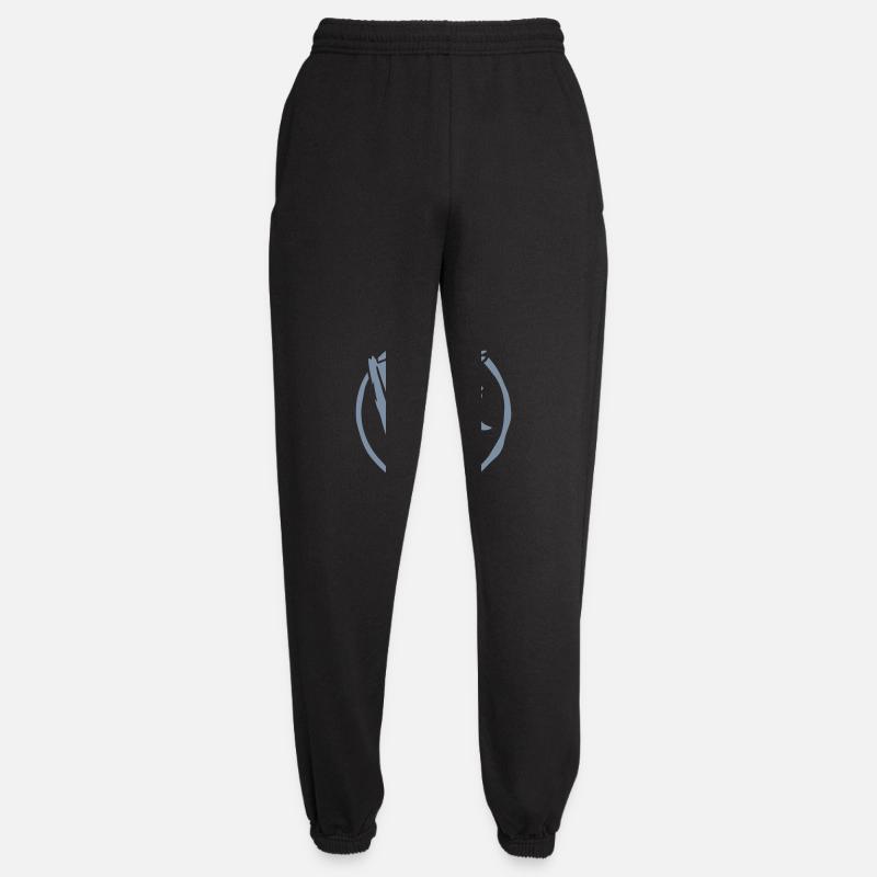 Symbol anarchy logo flag - Unisex Joggers - black