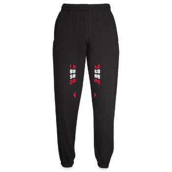 I may be old - Unisex Joggers - black - Front - AI Model Female 172 light (172cm)