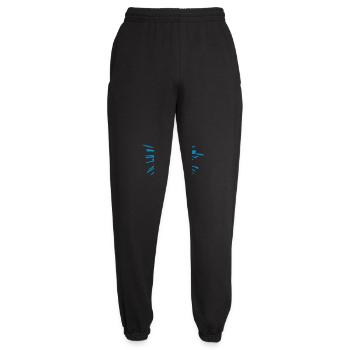 tropfen graffiti klecks spritzer erde musik kopfho - Unisex Jogginghose - Schwarz - Vorne - AI Model Female 172 light (172cm)