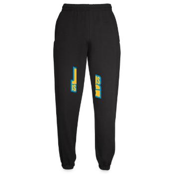Citation de Jésus est roi - Pantalon de jogging unisexe - noir - Devant - AI Model Female 172 light (172cm)
