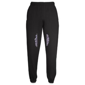 lion tribal - Unisex Joggers - black - Front - AI Model Female 172 light (172cm)