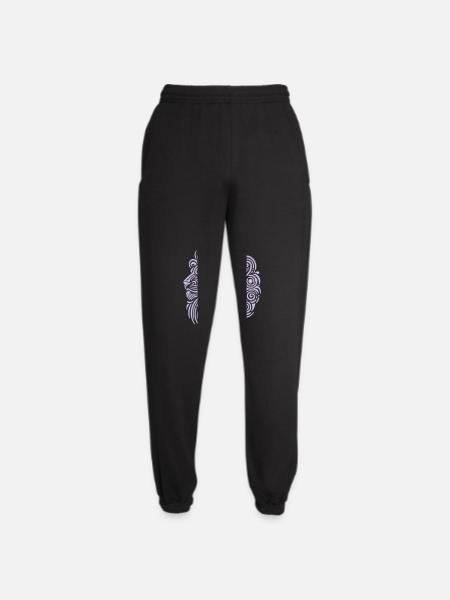 lion tribal - Unisex Joggers - black