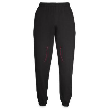 Katzen Klauen Pfote Tatzen Kralle Kratzer Streifen - Unisex Jogginghose - Schwarz - Vorne - AI Model Female 172 light (172cm)