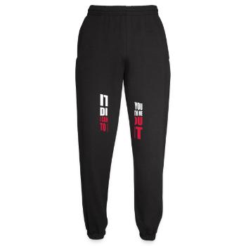 you disagree with me - Unisex Joggers - black - Front - AI Model Female 172 light (172cm)