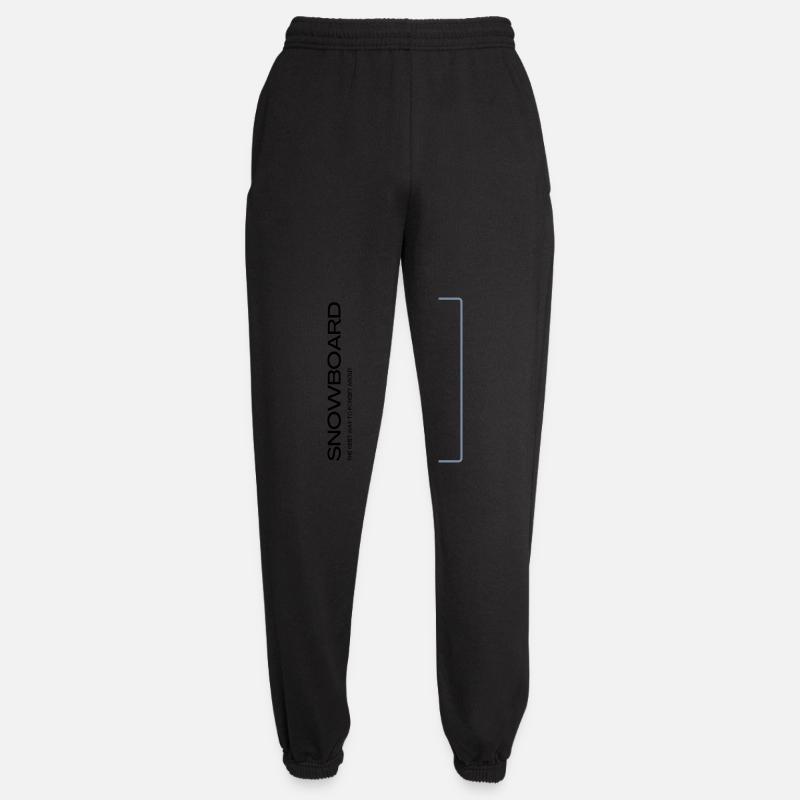 Snowboard - Oubliez vos soucis ! - Pantalon de jogging unisexe - noir