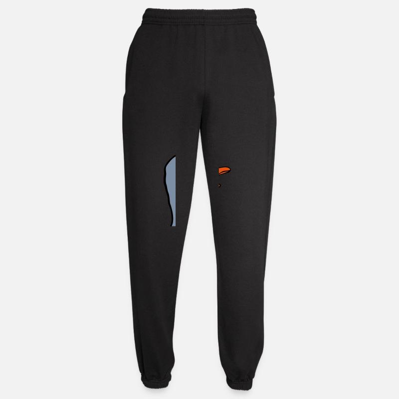 Tête douce et joyeuse oie - Pantalon de jogging unisexe - noir
