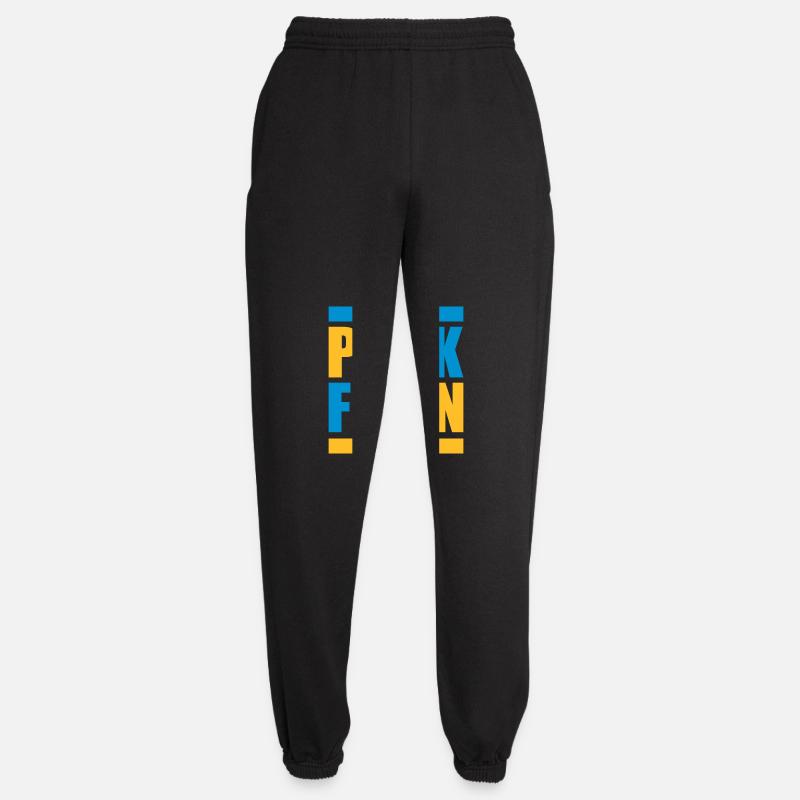 puck futin Logo Design - Unisex Jogginghose - Schwarz