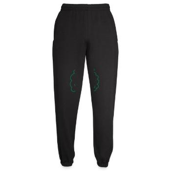 Schaf Frisst Gräser Gras Fressen Hungrig Lustig - Unisex Jogginghose - Schwarz - Vorne - AI Model Female 172 light (172cm)