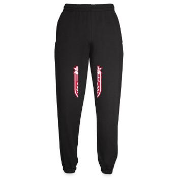 I closed my book - Unisex Joggers - black - Front - AI Model Female 172 light (172cm)