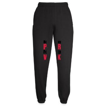 2541614 12494810 poker - Pantalon de jogging unisexe - noir - Devant - AI Model Female 172 light (172cm)