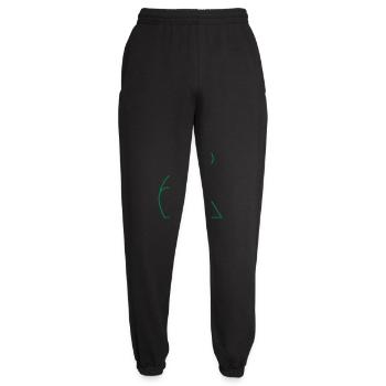 Femme STAR et body lunes - Pantalon de jogging unisexe - noir - Devant - AI Model Female 172 light (172cm)