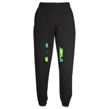 Cool Dino DJ T. Rex Dinosaur Party Club Music - Unisex Joggers - black - Front - AI Model Female 172 light (172cm)
