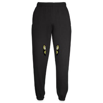Sir Cat Gentleman Chapeau haut de forme Monocle Rich Gentleman - Pantalon de jogging unisexe - noir - Devant - AI Model Female 172 light (172cm)