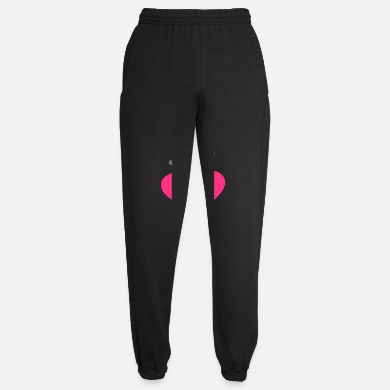 romantisches herz - Unisex Jogginghose - Schwarz