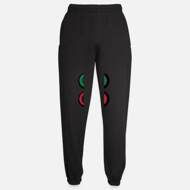 On Off Buttons - Unisex Jogginghose - Schwarz