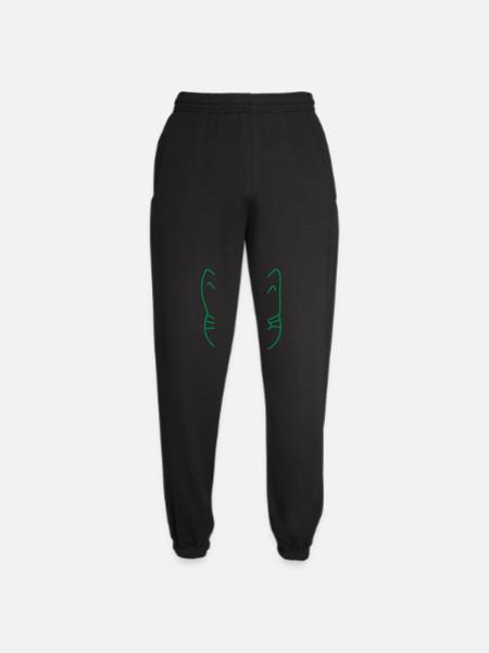 Mädchen Katzengesicht - Unisex Jogginghose - Schwarz