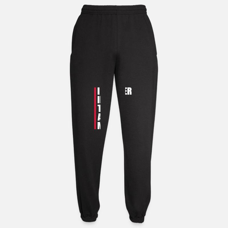 pizza thinks about me - Unisex Joggers - black