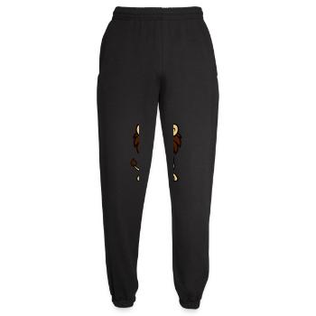 Lion Comic Animal - Unisex Joggers - black - Front - AI Model Female 172 light (172cm)