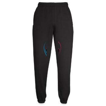 3D effect alien - Unisex Joggers - black - Front - AI Model Female 172 light (172cm)