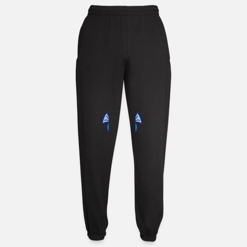 Funny Comic Fish - Unisex Jogginghose - Schwarz