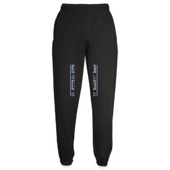 boring life without me - Unisex Jogginghose - Schwarz - Vorne - AI Model Female 172 light (172cm)