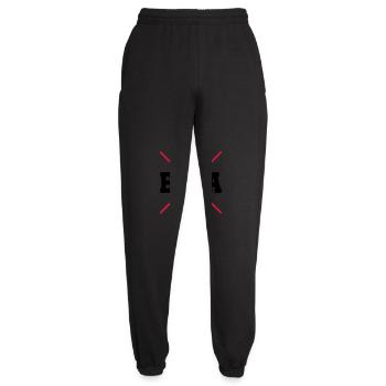 Team 2 - Unisex Jogginghose - Schwarz - Vorne - AI Model Female 172 light (172cm)