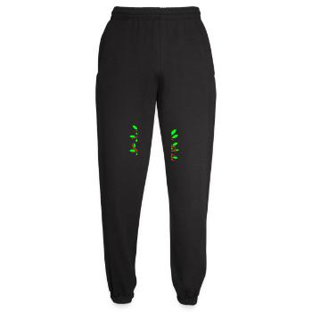 Tree Beautiful Leaves Nature Forest Tree Silhouette - Unisex Joggers - black - Front - AI Model Female 172 light (172cm)